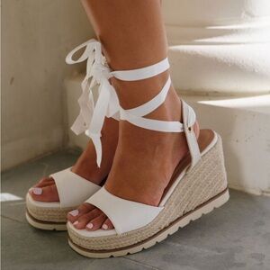 Strappy Wedges